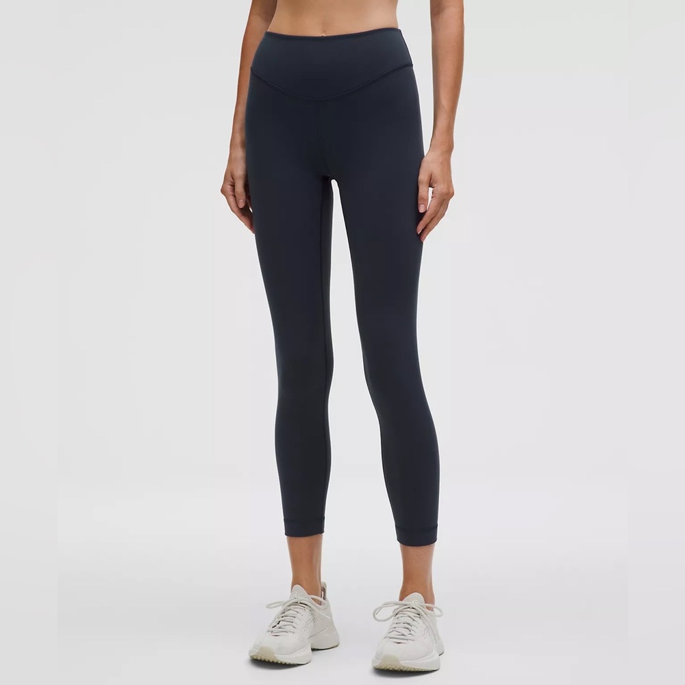 NWT Lululemon Wunder Under SmoothCover High-Rise Tight 25” – True Navy – Size 14 - Picture 2 of 10
